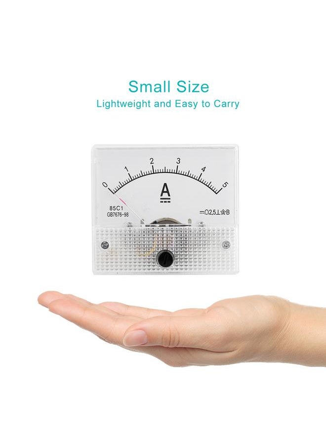DC 0-5A DC Analog 85C1 Current Voltmeter Voltage 2.5 Accuracy Voltage Analog Voltmeter Panel
