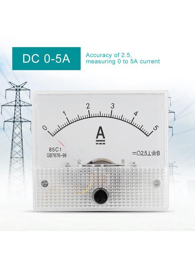 Thoraya DC 0-5A DC Analog 85C1 Current Voltmeter Voltage 2.5 Accuracy Voltage Analog Voltmeter Panel  - Image 5