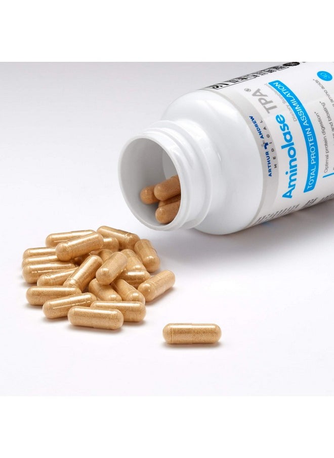 Arthur Andrew Medical Aminolase Tpa Total Protein Assimilation Optimal Protein Absorption And Decreased Gas And Bloating Vegan Nongmo 30 Capsules  - Image 4
