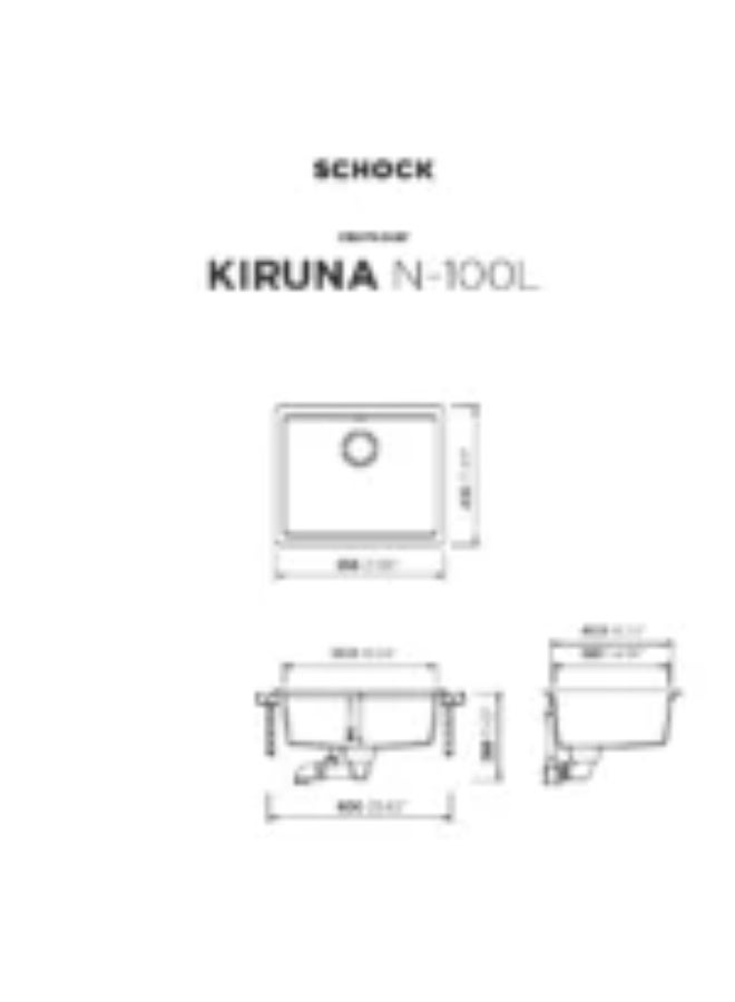 SCHOCK ألمانى حوض مطبخ:Kiruna-N 100 L - Image 4