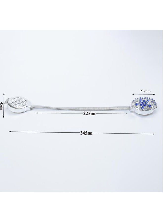 نيبمينينت إبزيم ستارة مرصع بحجر الراين وردي / فضي - Image 2