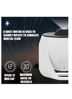 Joshberg 12 in 1 Star Night Light Planetarium Projector 360 Degree Rotating Galaxy Projector with 12 Solar System Discs  - Image 5