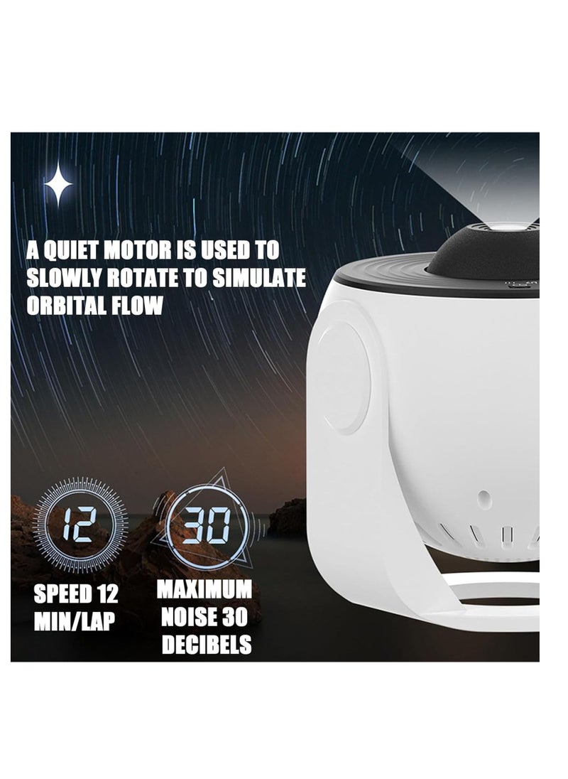 Joshberg - 12 in 1 Star Night Light Planetarium Projector 360 Degree Rotating Galaxy Projector with 12 Solar System Discs - Image 1