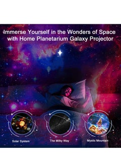 Joshberg 12 in 1 Star Night Light Planetarium Projector 360 Degree Rotating Galaxy Projector with 12 Solar System Discs  - Image 4