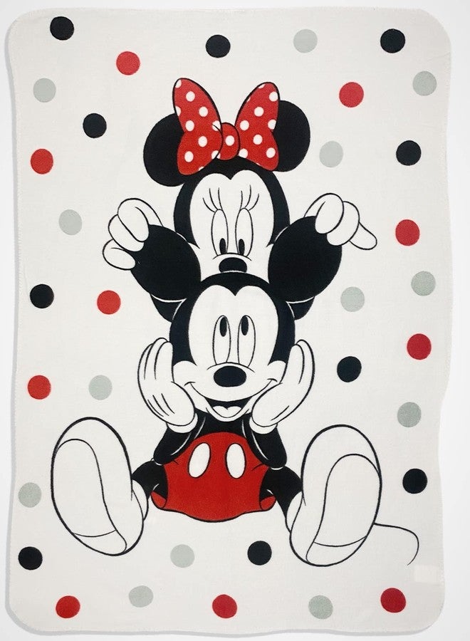 MINNIE MinnieMouse Cozy Fleece Throw Blanket 40 x 60 (Red) - Image 5