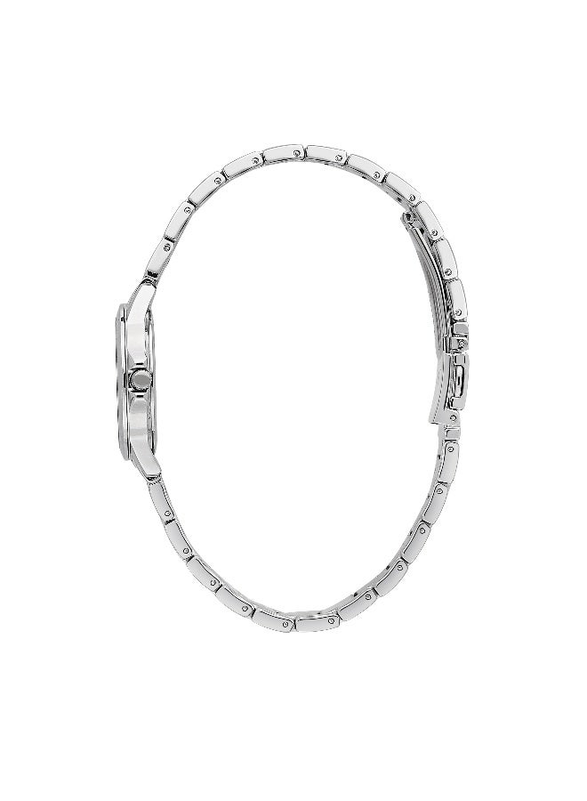 B&G Women's Green Round Analog Dial with Silver Alloy Band Watch - 28mm - R3853285505 - Image 3