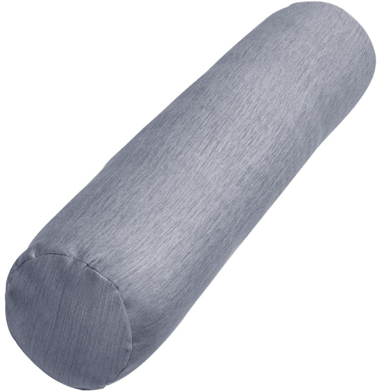 1 MIDDLE ONE Body Pillow Bolster Pillow with Cooling Cover Long Round Roll Cylinder Pillow for Bed 35 x 787 Grey