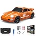 YUAN PLAN RC Drift Car 124 24GHz Remote Control Car 4WD High Speed Drifting RC Cars with Light Rechargeable Battery and Drift Tires Racing Cars Toys for Kids Adults Girl Boys Orange - Image 4
