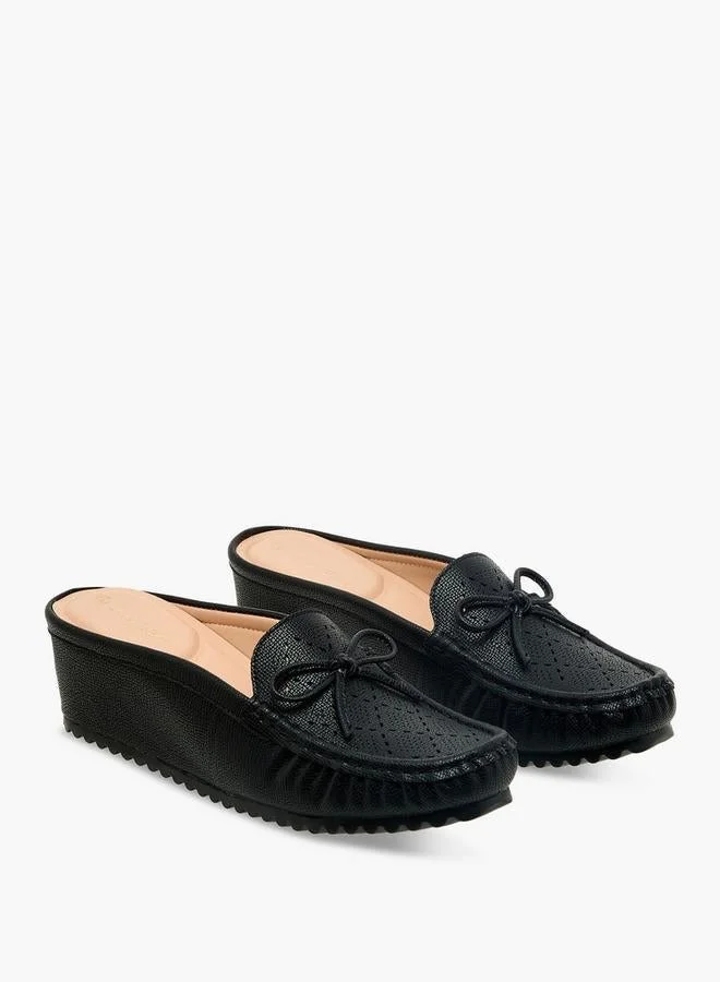 Le Confort Women Perforated Detail Mules