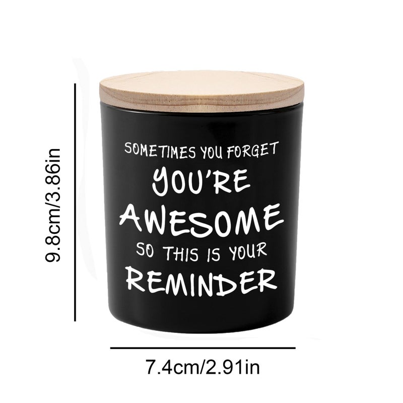 BFJLIFE Candles Gifts For Men Unique Valentines Day Christmas Anniversary Birthday Gifts For Him Brother Boyfriend Husband Stocking Stuffers For Men Novelty Sandalwood Scented Soy Candle - Image 3