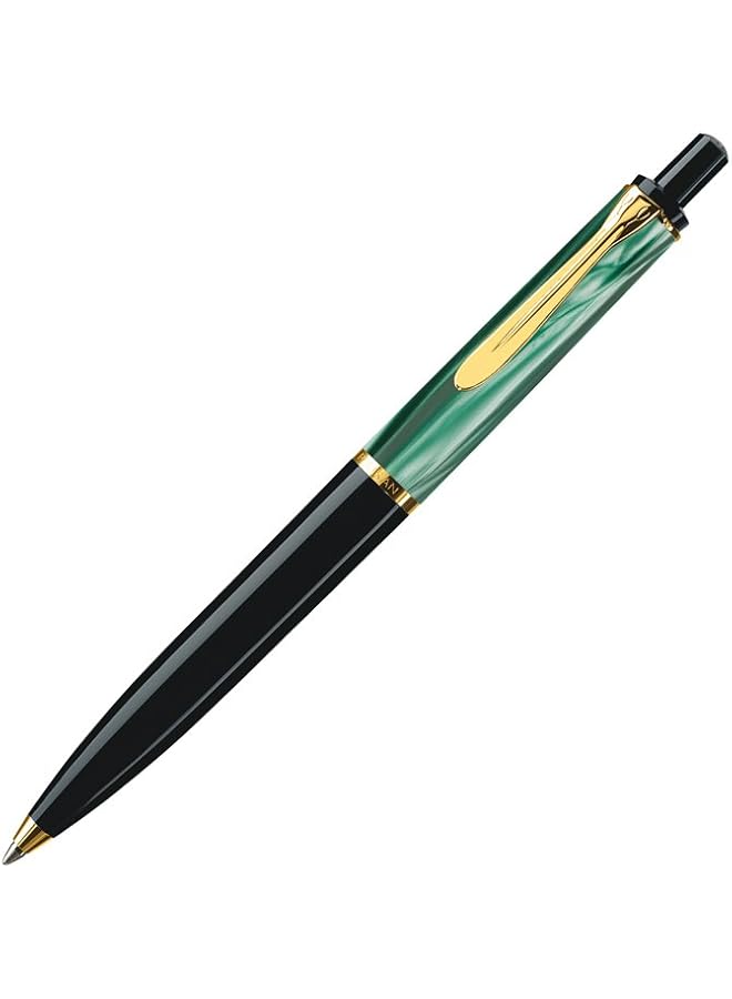Pelikan Elegance K200 Retractable Ballpoint Pen Pointe Vert Marbré - Image 1