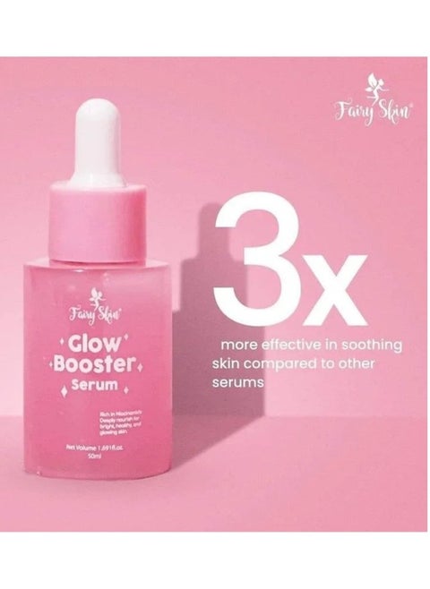 Glow Booster Serum, Luxurious Serum Free of Mineral Oil and Parabens with Noticeable Tightening, Hydration, Whitening Effects and Potent Actives to Diminish Wrinkles and Dark Spots.