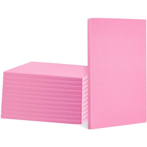 Frienda 12 Pcs Foam Board Bulk 12" x 7.5" x 1/2" Xps Foam Sheet Panel for DIY Crafts Sculpture Modeling Floral Arrangements School Home Office Art(Pink) - Image 1