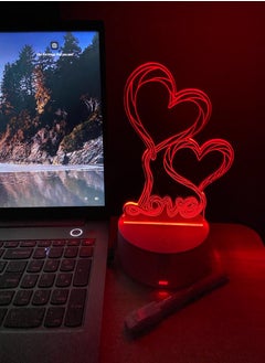 ماركة غير محددة مصباح LED ثلاثي الأبعاد: الهدية المثالية لكل مناسبة. أظهر حبك للأم والزوجة والزوج وعيد الشكر والعيد والعودة إلى المدرسة. الكتابة والمسح بسهولة.  - Image 5