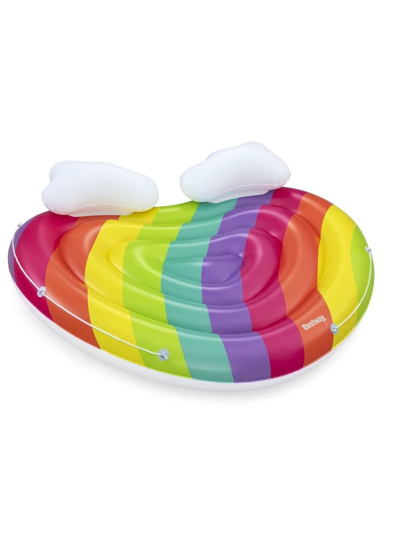 بست واي عوامة علي شكل قلب قوس قزح 175x163 سم - - Image 2