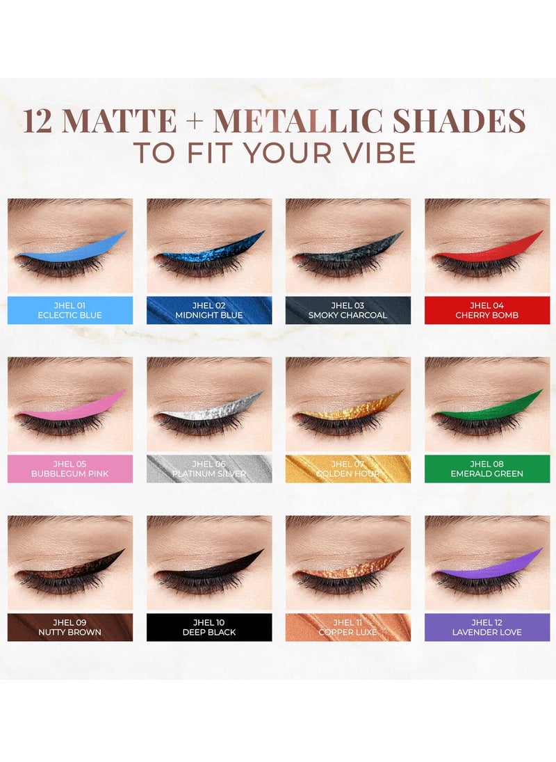 Just Herbs Just Herbs Eyeliner Waterproof and Smudge Proof Long Lasting Eyeliners 2.5g  - Image 3