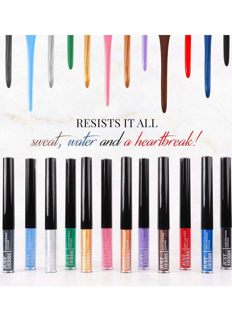 Just Herbs Just Herbs Eyeliner Waterproof and Smudge Proof Long Lasting Eyeliners 2.5g  - Image 4