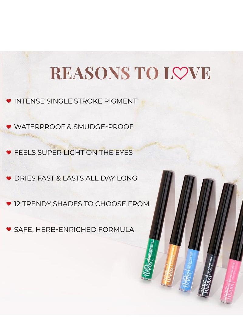 Just Herbs Just Herbs Eyeliner Waterproof and Smudge Proof Long Lasting Eyeliners 2.5g  - Image 5