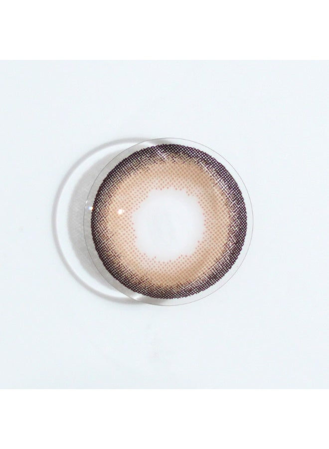 هابييمين عدسات لاصقة تجميلية سنوية للجنسين من سانيت دير بلون السكر البني، مجموعة تكبير مع علبة - Image 3