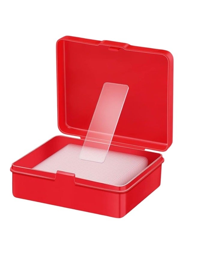 Happy Home 60PCS Multifunctional Double Sided Adhesive Tape, Double Sided Tape Heavy Duty, Transparent Non-marking Stickers,Washable Double Sided Tape,Strong Sticky Wall Tape Strips Transparent Tape-1 box - Image 1