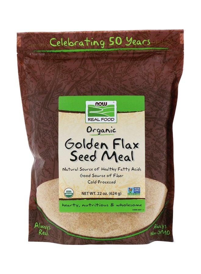 Now Foods Golden Flax Seed Meal Cold Pressed - Image 1