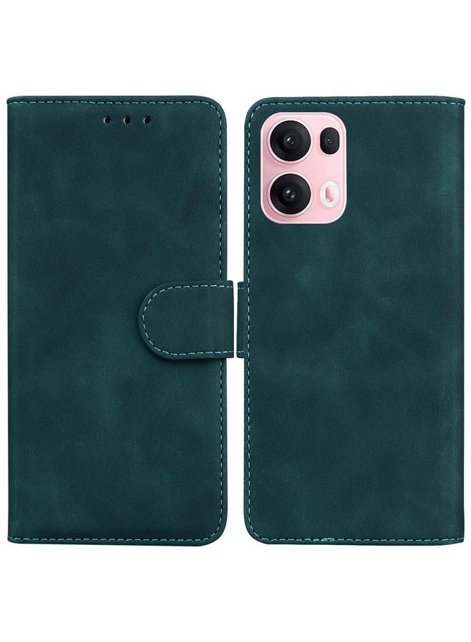 S-TOP Case For OPPO Reno13 Pro Global Skin Feel Pure Color Flip Leather Phone Case - Image 1