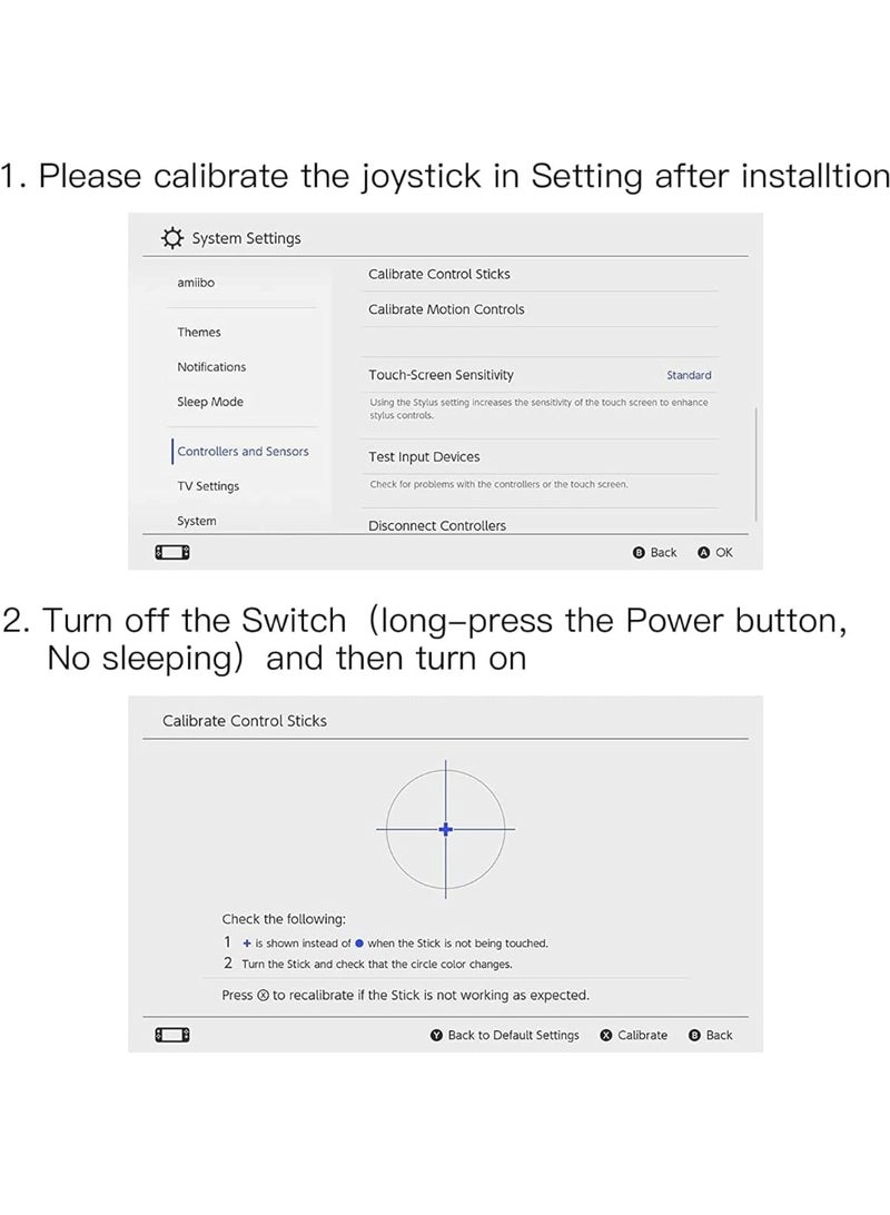 TMR joystick for Joycon Switch/OLED/Lite,Anti-Drift, with repair tool - Image 5