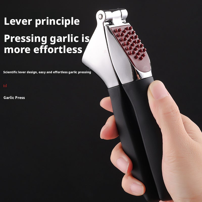 Manual Garlic Press Zinc Alloy - Image 1