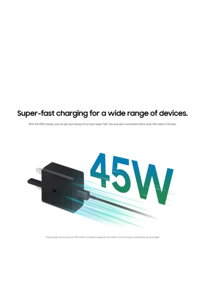 ChargerCity Power Adapter 45W With Cable Black - Image 3