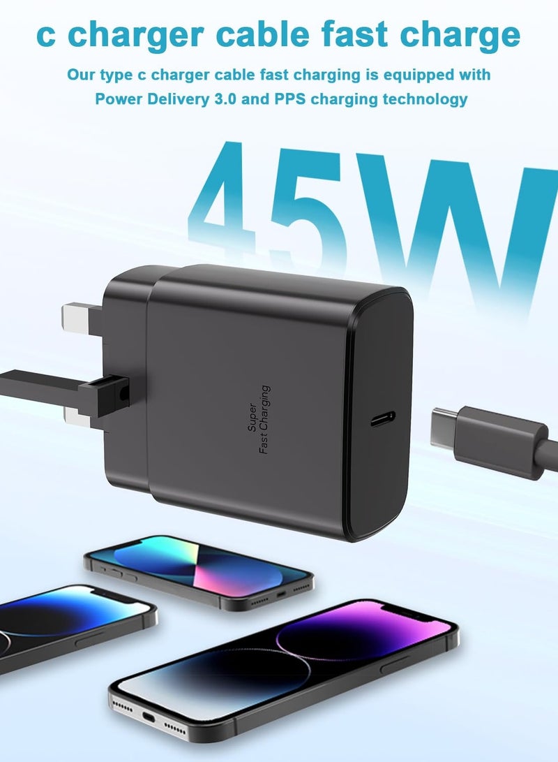 ChargerCity Power Adapter 45W With Cable Black - Image 4