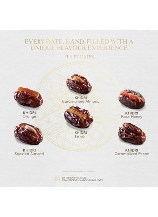 Khidri Premium Dates Filled with Candied Orange Peel - view 3