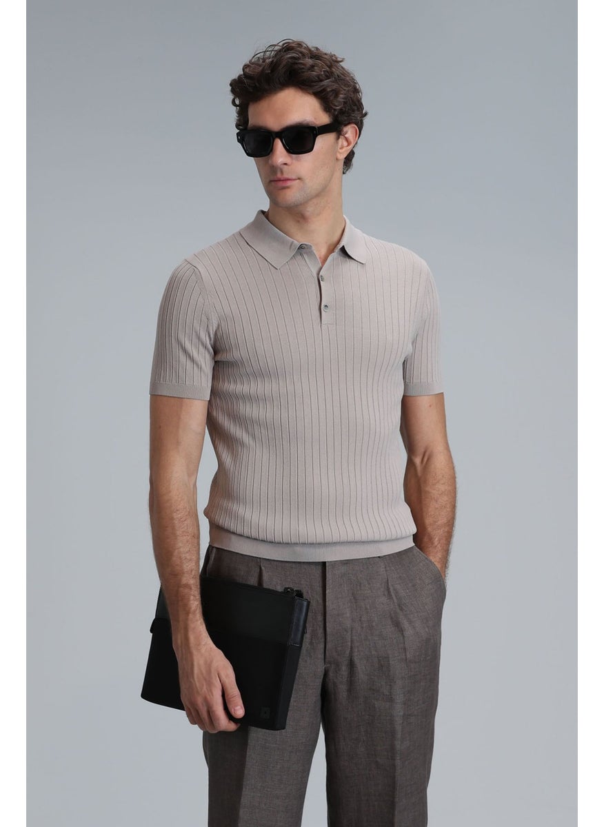 Lufian - Men's Eze Sweater 111090075 Beige - Image 1