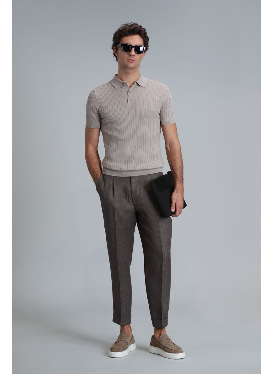 Lufian - Men's Eze Sweater 111090075 Beige - Image 1