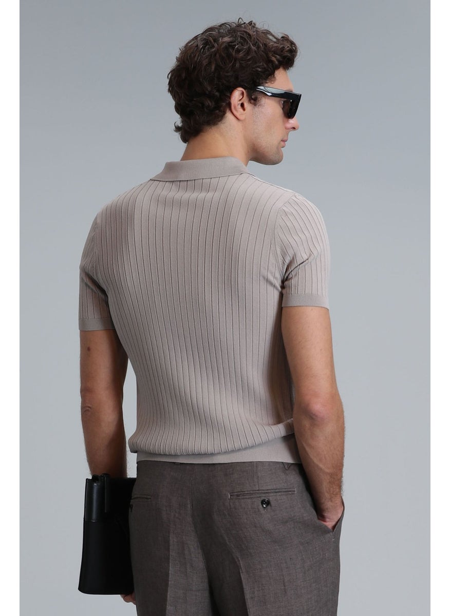 Lufian - Men's Eze Sweater 111090075 Beige - Image 1