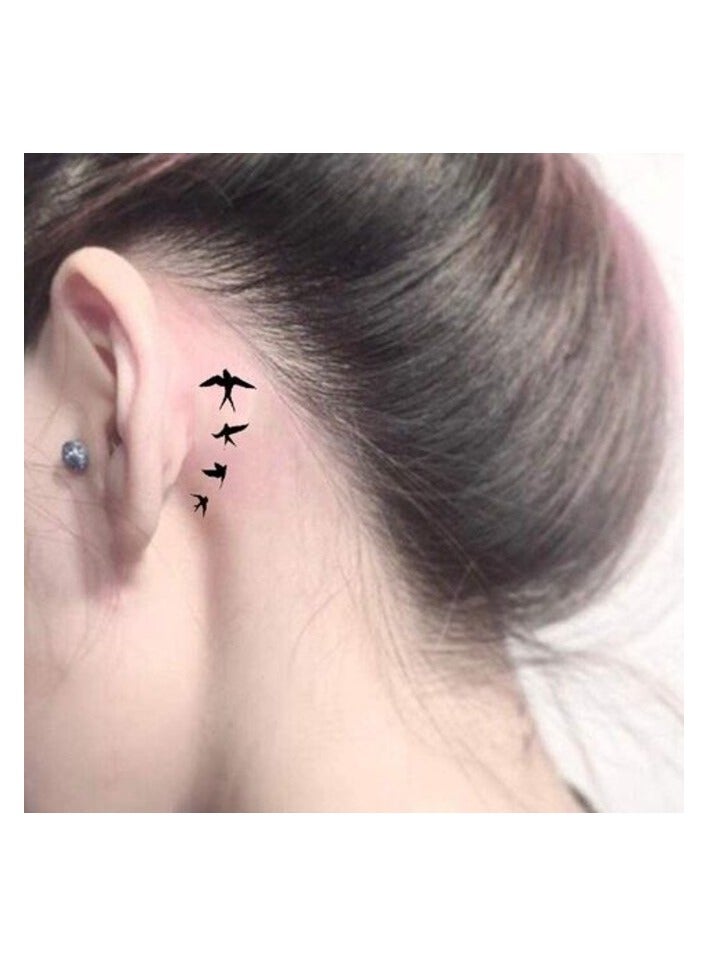 PROMASS Temporary Tattoo Cute Star Tattoo Sticker Love Women Body Finger Art Waterproof Tatoo 10 Sheets - Image 3