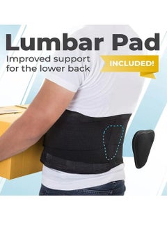 Other Manufacturer Waist Support Belt High Elastic Breathable Double Compression Support Belt For Weightlifting Work Adjustable And Removable Lumbar Cushion To Relieve Disc Herniation Sciatica Scoliosis 2 sizes  - Image 4