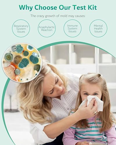 ENESNES Mold Test Kit for Home, 8 Detection Tests for HVAC, Surfaces & Indoor Air Quality, DIY Black Mold Detector Testing kit at Home, Includes Detailed Identification Guide, Free Lab Analysis - Image 2