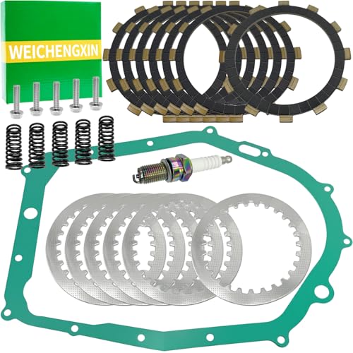 WEICHENGXIN Clutch Kit Heavy Duty Springs & Cover Gasket For Warrior 350 Raptor 350 Big Bear 350 Kodiak 400 1987-2013 - Image 1