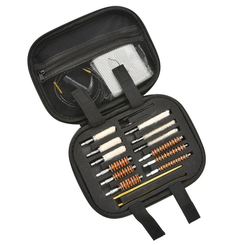 Gk28 copper gun-barrel brush gun-tube cleaning tool gun-brush 19 pieces cloth bag pipe cleaning gun-brush - Image 1