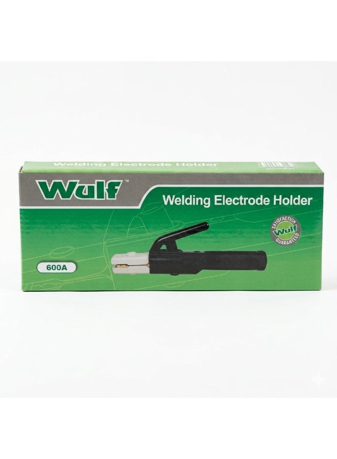 Wulf 600A Heavy Duty Welding Electrode Holder Professional Arc Welding Rod Clamp with Copper Jaw Gripper for Shielded Stick Welding Industrial Fabrication Repair Workshop Hand Tools - Image 2