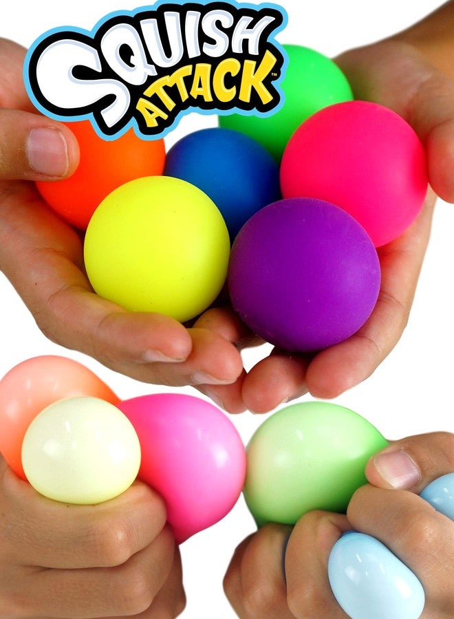 جا-رو لعبة كرات العجين الإسفنجية من جا-رو (عبوة من قطعتين، 6 كرات). كرة ضغط بطيئة الارتفاع. ألعاب موتشي إسفنجية صغيرة للأطفال. كرات ضغط لعلاج اليد وإدارة الغضب. 5565-2s - Image 2