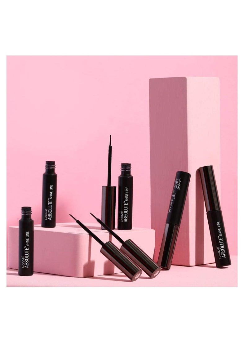 Lakme Absolute Shine Line Eye Liner  Sparkling Olive  4.5 ml