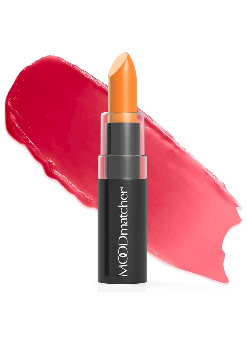 MOODmatcher MOODmatcher Original Color Changing Lipstick – 12 Hours Long-Lasting, Moisturizing, Smudge-Proof, Glamorous Personalized Color, Premium Quality – Made in USA (Orange) 