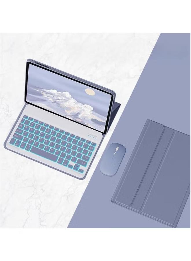 Arabic and English Backlit Keyboard Case Compatible with Honor MagicPad 2 12.3 Inch 2024, Detachable Bluetooth Keyboard, Mouse  Protective Cover - Image 1