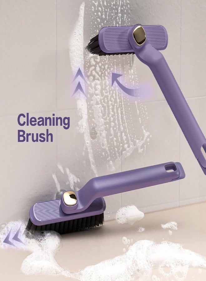 2pcs Crevice Cleaning Brush, Rotating Crevice Household Cleaning Brushes, Kitchen Gadgets Brushes for Door Window Track, Hard Bristle Crevice Scrub Cleaning Brush for Household Use - Image 3