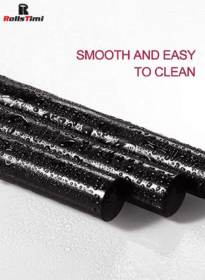 RollsTimi  5-Tier Wire Shelving bathroom storage 5 Shelves Unit Metal kitchen Storage Rack Black - Image 5