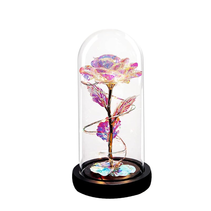 YCJIAAUT for Her Mom Flower Rose Great for Her Mom Girlfriend Presents Galaxy Preserved Forever Flower Rose Anniversary Birthday Girlfriend Mothers Day Women Mon Gift