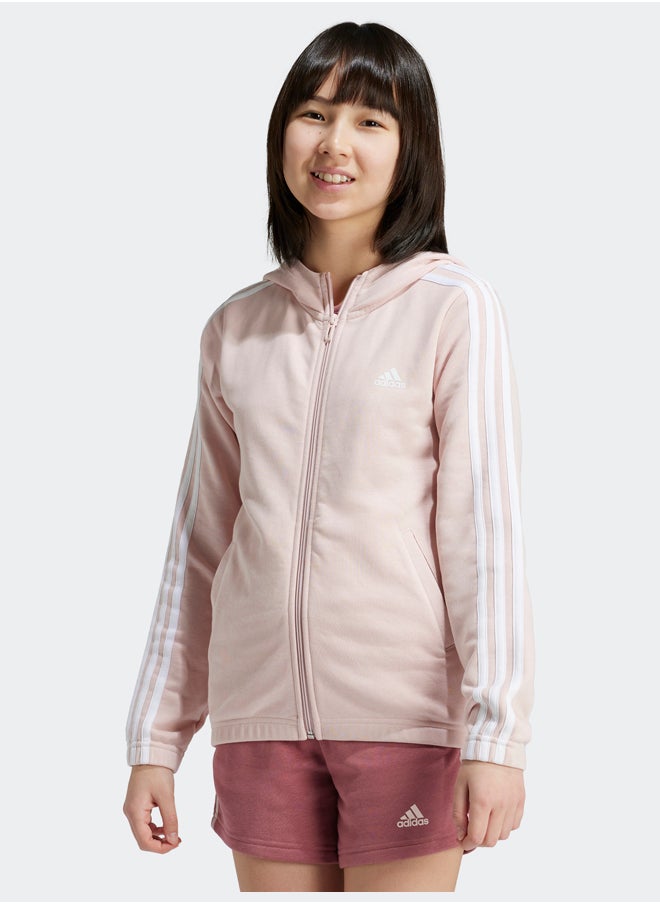 Adidas Essentials 3-Stripes Full-Zip Hoodie  - Image 1