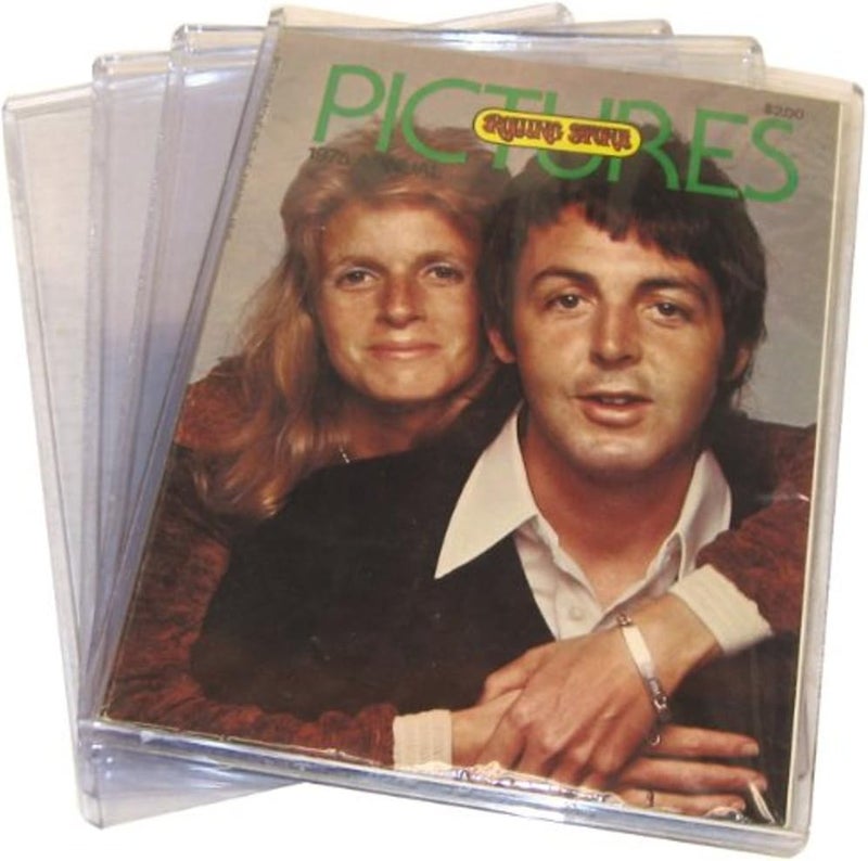 BCW Supplies 7mm Magazine Topload Holder 10 Count Pack  Rigid PVC Crystal Clear Display AcidFree Toploaders  Protective Display for Beckett Price Guides  Magazines Documents and Photos - Image 3