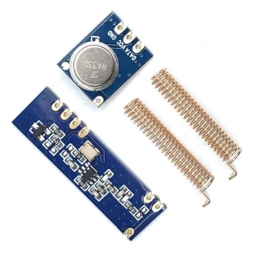 CentIoT - 433MHz Long Distance ASK Wireless Module kit - RF Transmitter STX882 + Receiver SRX882 + Copper Spring Antennas - Image 1
